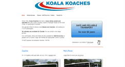 Desktop Screenshot of koalakoaches.com.au