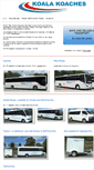 Mobile Screenshot of koalakoaches.com.au